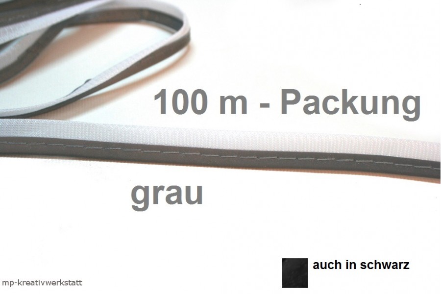 100m reflektierendes Paspelband (Grundpreis 0,35/m)